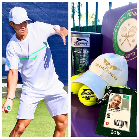 TennisPower Sponsored ATP TOUR player Jason Jung at Wimbledon