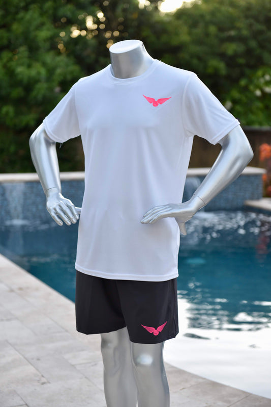 Coronado Shorts - Steel Gray/Hot Pink - Mens